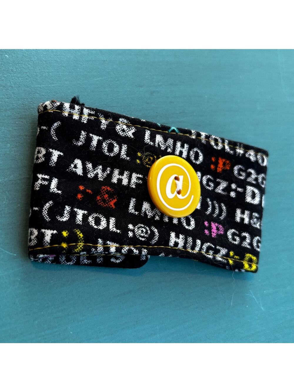 Handmade Coffee Cozy: Drink Sleeve for Coffee Lover